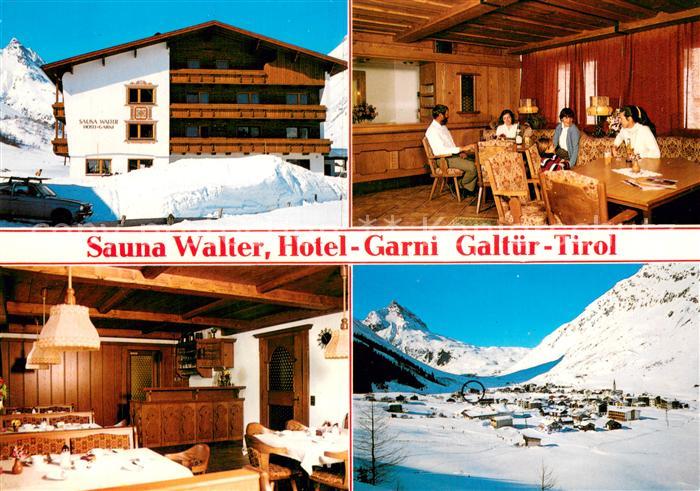 Galtuer Tirol Sauna Walter Hotel Garni Gaststube Bar Panorama