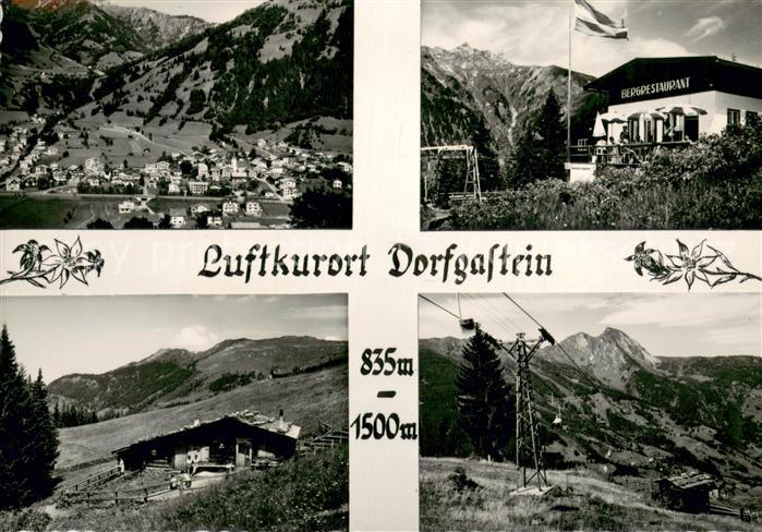 Dorfgastein Panorama Bergrestaurant Sessellift Endstation