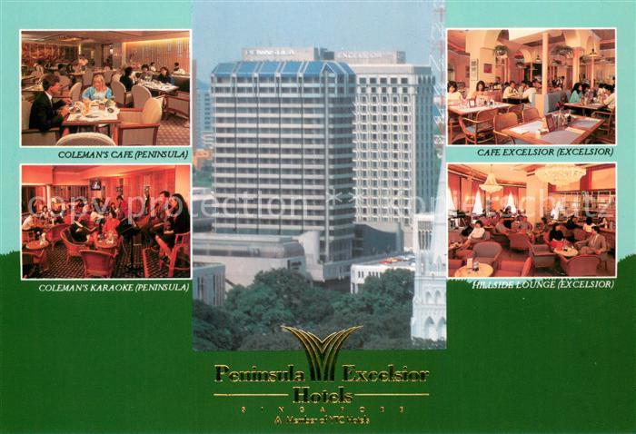 Singapore The Excelsior and Peninsula Hotels Colemans Cafe Colemans Karaoke Cafe