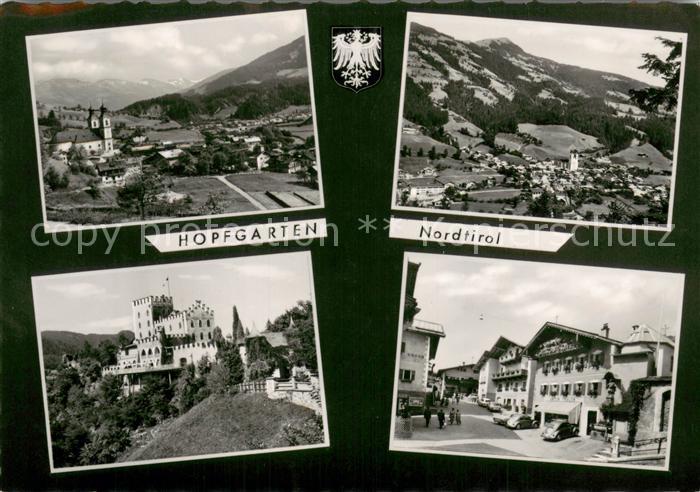 Hopfgarten Brixental Panorama Schloss Ortspartie