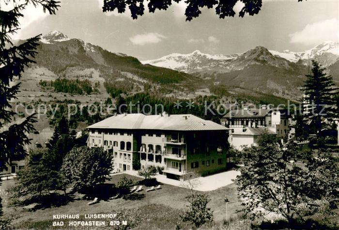 Bad Hofgastein Kurhaus Luisenhof Panorama