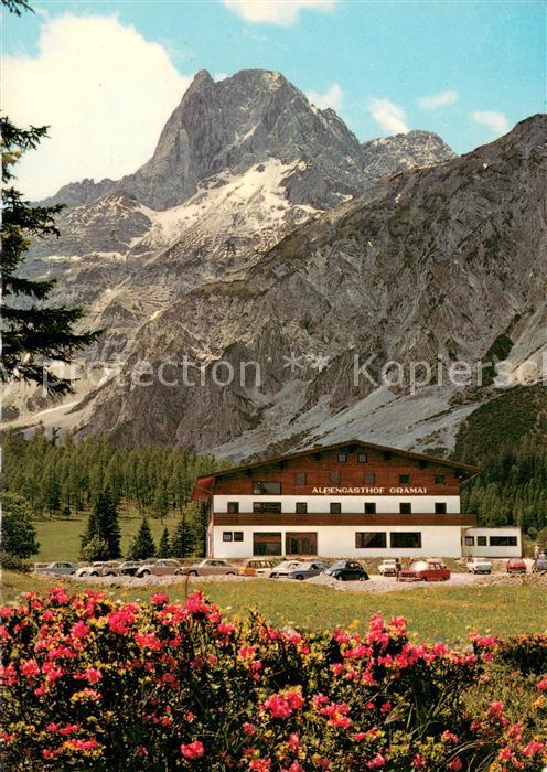 Gramaialm Alpengasthof Gramai mit Lamsenspitze