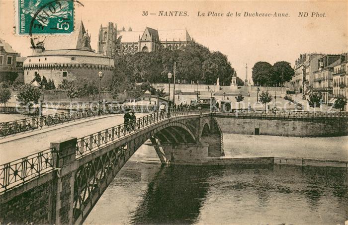 Nantes Loire Atlantique Place de la Duchesse Anne