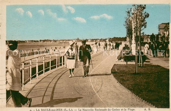 La Baule sur Mer Esplanade du Casino et la Plage