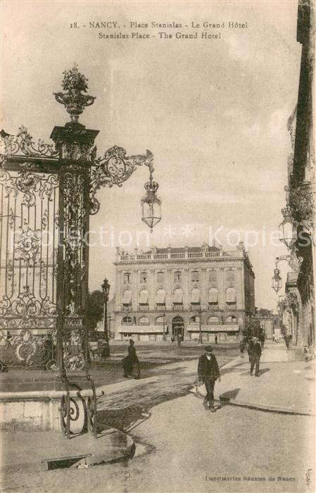 Nancy 54 Place Stanislas Grand-Hotel