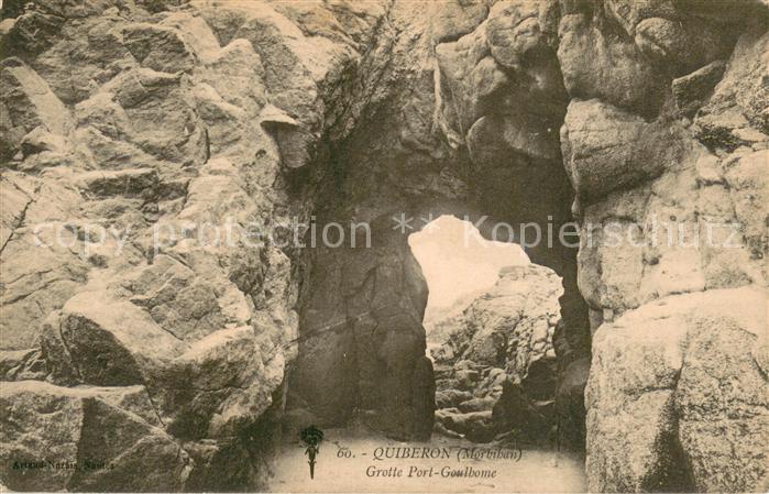 Quiberon Morbihan Grotte Port Goulhome