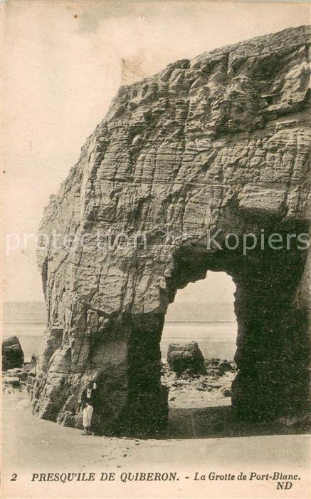 Quiberon Morbihan Grotte de Port Blanc