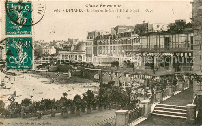 Dinard 35 Plage et le Grand Hotel Royal