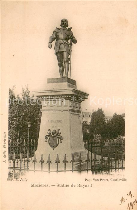 Mezieres 08-Charleville Statue de Bayard