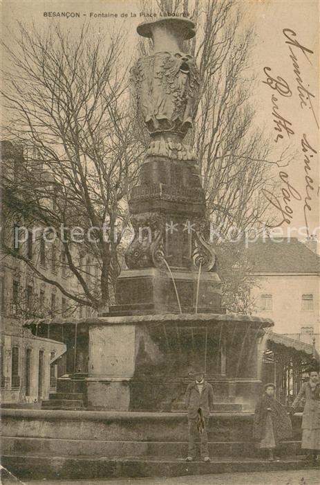 Besancon Doubs Fontaine de la Place Labouree