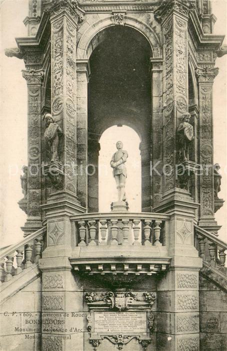 Bonsecours 76 Monument de Jeanne d`Arc
