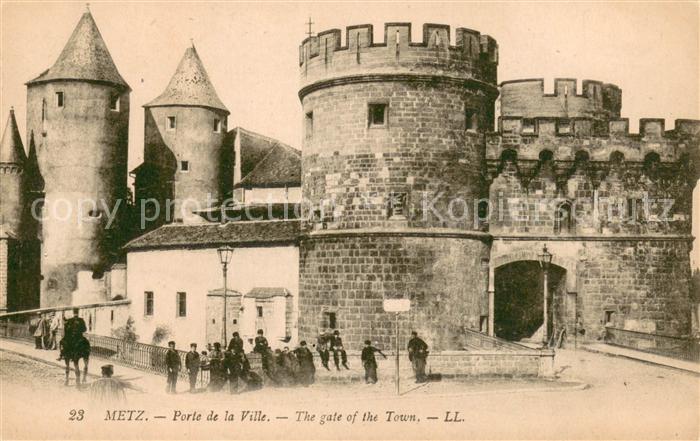Metz  57 Moselle Porte de la Ville