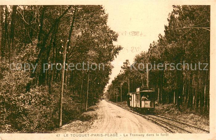 Le Touquet-Paris-Plage Tramway dans la foret