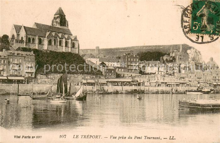 Le Treport 76 Vue prise du Pont Tournant