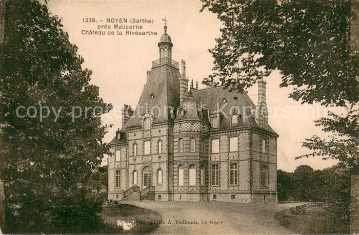 Noyen-sur-Sarthe Chateau de la Rivesarthe pres Malicorne