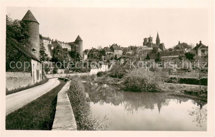 Semur-en-Auxois Vue generale