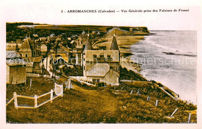 Arromanches-les-Bains Vue generale prise des Falaises de Fresne