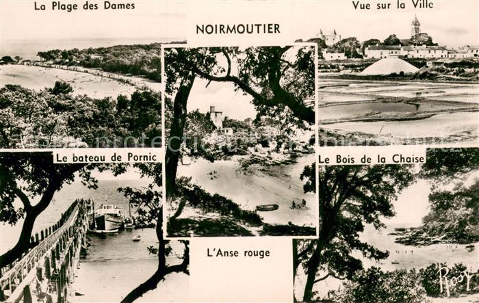 Noirmoutier-en-l Ile La Plage des Dames Vue sur la Ville Le