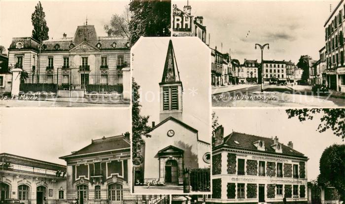 Gagny La Mairie Place du Baron Roger Eglise Ville de Gagny