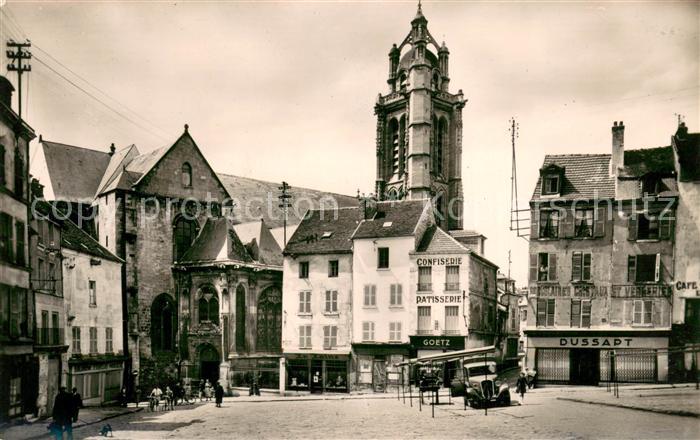 Pontoise Val-d Oise Eglise St Maclou et la Place du Grand Martroy