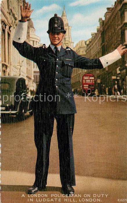 London A London Policeman on Duty in Ludgate Hill