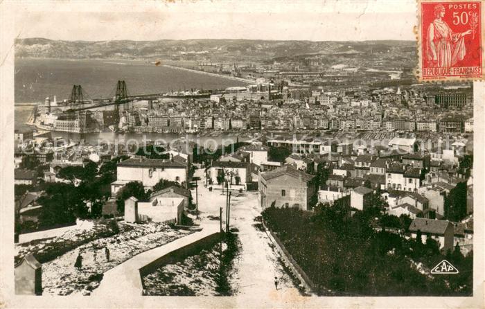 Marseille Bouches-du-Rhone Panorama vue de ND de la Garde