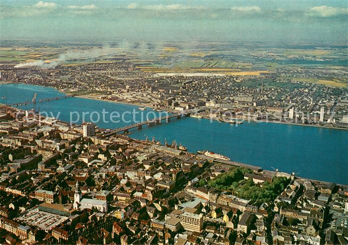 Aalborg Hafenansicht Fliegeraufnahme
