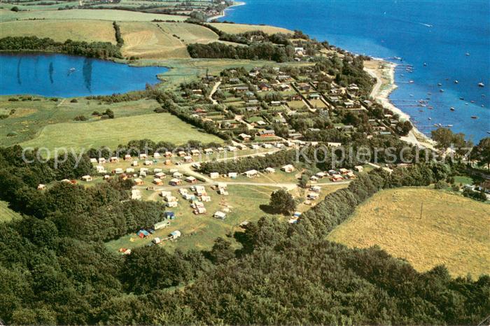Sonderjylland Parti fra Genner Strand Grillbar Fliegeraufnahme