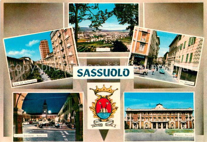 Sassuolo Viale XX Settembre Panorama Via Mazzini Piazza Garibaldi Palazzo Ducale