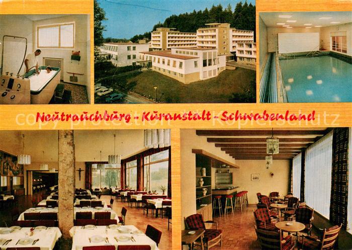 Neutrauchburg Kuranstalt Schwabenland Moorbad Hallenbad Speisesaal Bar