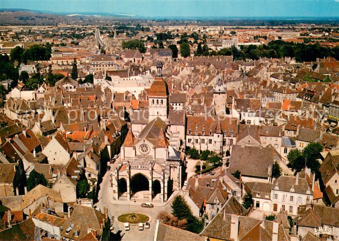 Beaune 21 Vue aerienne La Collegiale Notre Dame