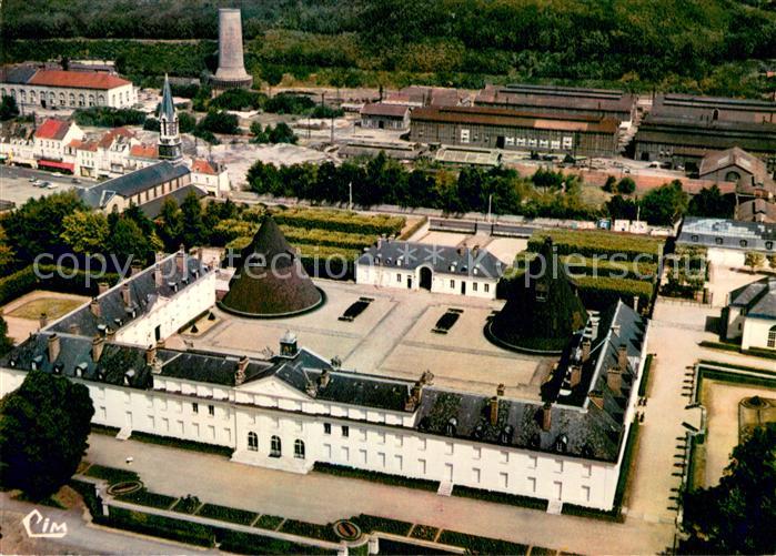 Le Creusot Saone-et-Loire Vue aerienne Chateau de la Verrerie Ancienne Manufactu