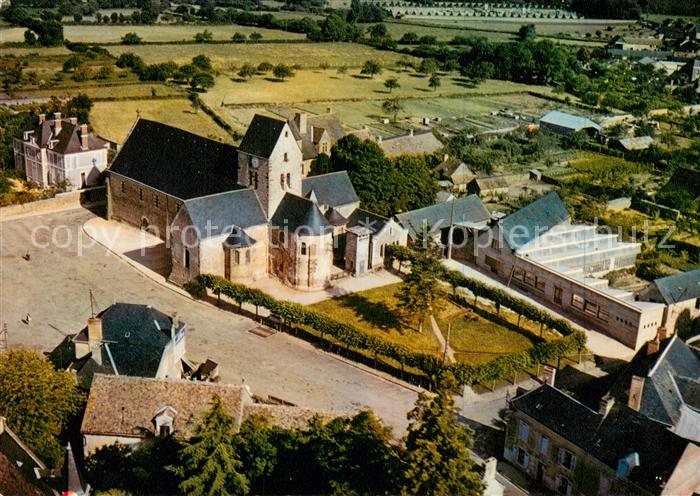Brulon Vue aerienne Place Gauthier Chevreuil Eglise