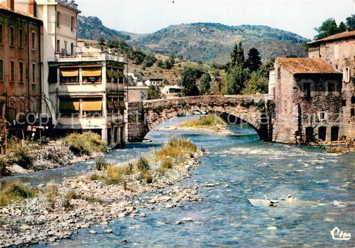Quillan Aude et le Pont Vieux