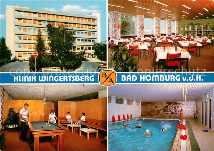Bad Homburg Klinik Wingertsberg Speisesaal Spielzimmer Hallenbad