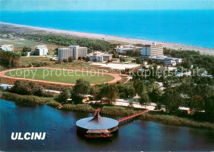 Ulcinj Velika plaza Fliegeraufnahme