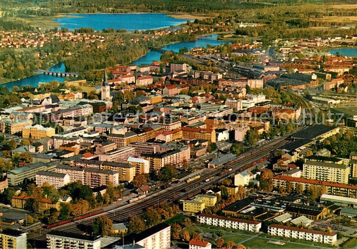 Karlstad Varmlands Lan Fliegeraufnahme