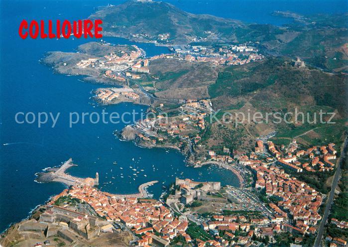 Collioure Fliegeraufnahme
