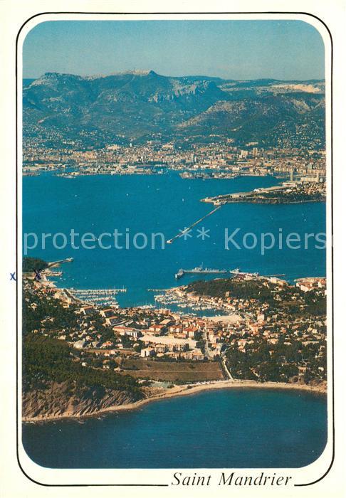 Saint-Mandrier-sur-Mer Perspective sur la rade de Toulon vue aérienne