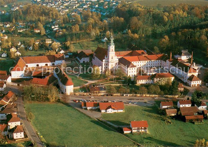 Aldersbach Zisterzienserkloster Pfarrkirche Maria Himmelfahrt Fliegeraufnahme