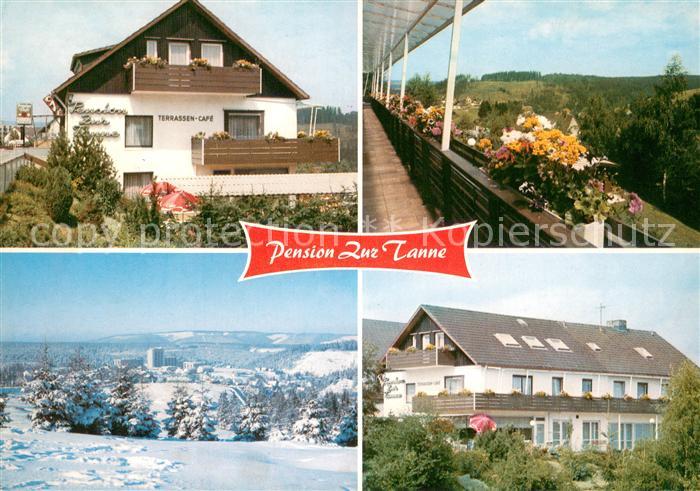 Altenau Harz Pension zur Tanne im Sommer und Winter