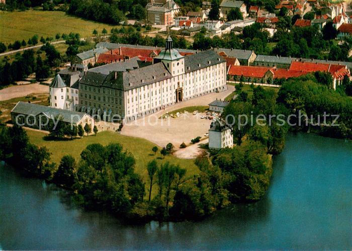 Schleswig Holstein Schloss Gottorp mit Burgsee an der Schlei Fliegeraufnahme