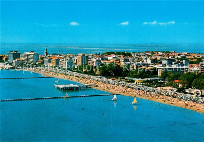 Grado Gorizia La spiaggia dall' aereo