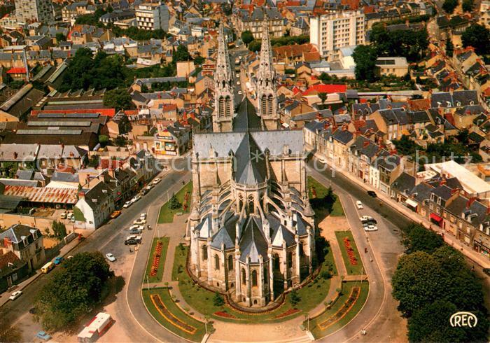 Chateauroux Indre Quartier Saint Luc Eglise Saint André l'Abside vue aérienne