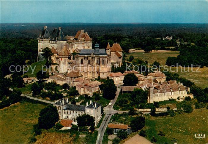 Biron Dordogne Chateau XIIe siècle vue aérienne Collection Chateaux en Perigord