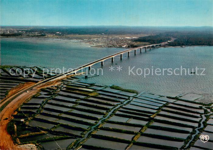 Marennes Charente-Maritime Pont de la Seudre vue aérienne