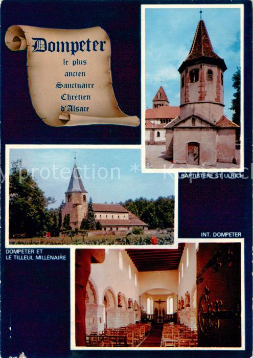 Avolsheim Eglise Saint Pierre du Dompeter VIIe et Xe siècles Intérieur Baptistèr
