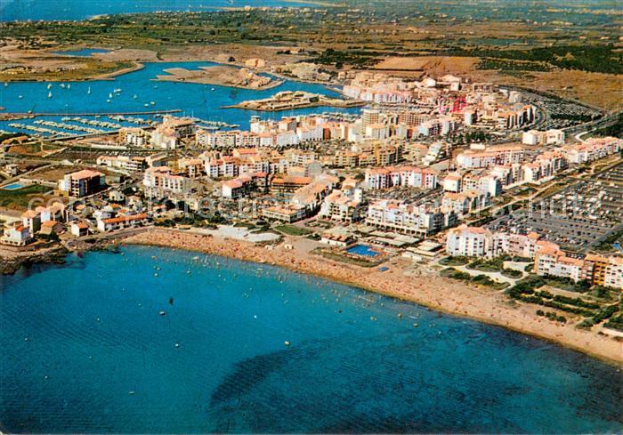 Cap-d Agde Plage du Mole vue aériennne