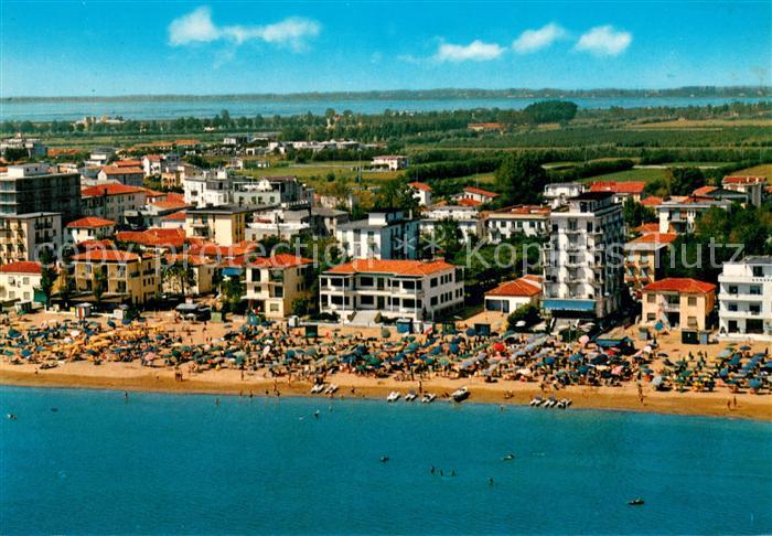 Jesolo Lido Veduta aerea della spiaggia