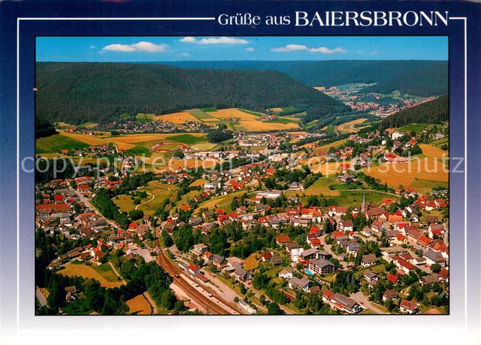 Baiersbronn Schwarzwald Fliegeraufnahme